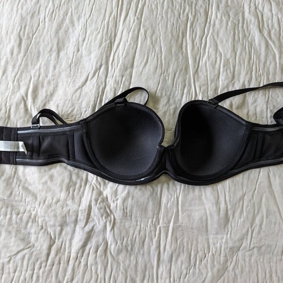 Black Wacoal 32DD Red Carpet 6 way strap /Strapless Bra EUR 70DD - Picture 7 of 9